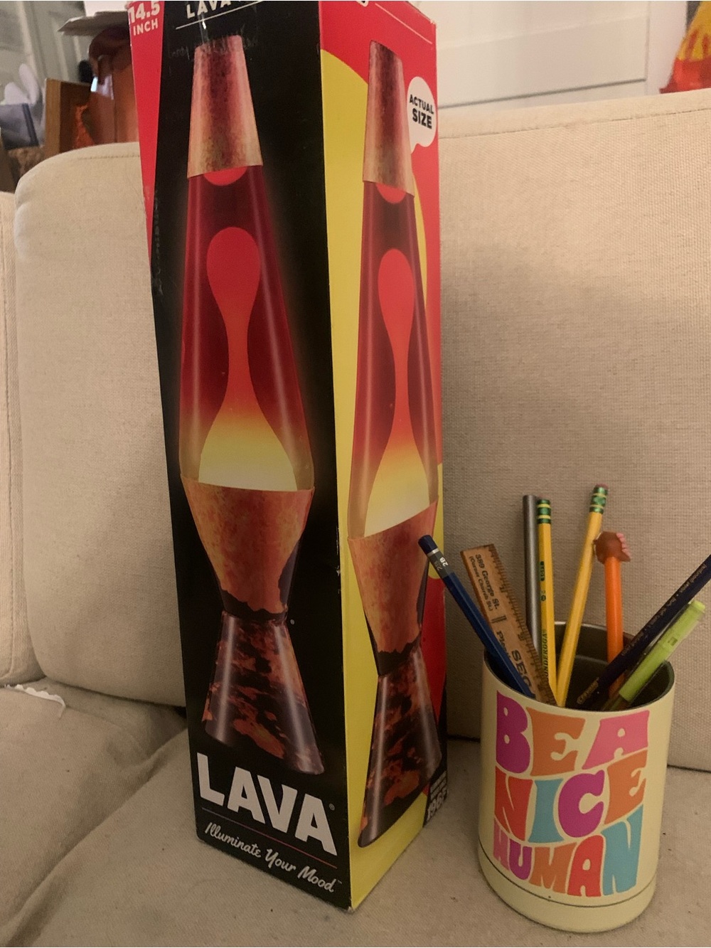 Lava Lamp & Groovy Niknak Cup- LAVA Brand